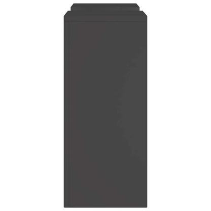 Plant Stand 2 pcs Black 24 x 24 x 55 cm Steel