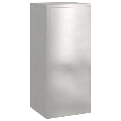 Plant Stand 2 pcs Silver 24 x 24 x 55 cm Stainless steel