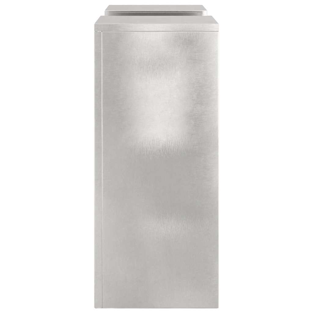 Plant Stand 2 pcs Silver 24 x 24 x 55 cm Stainless steel