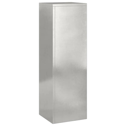 Plant Stand 2 pcs Silver 24 x 24 x 75 cm Stainless steel