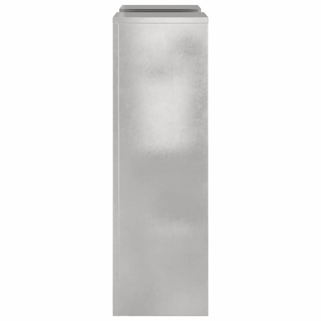 Plant Stand 2 pcs Silver 24 x 24 x 75 cm Stainless steel