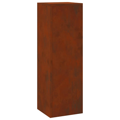 Plant Stand 2 pcs Rusty 24 x 24 x 75 cm Weathering Steel