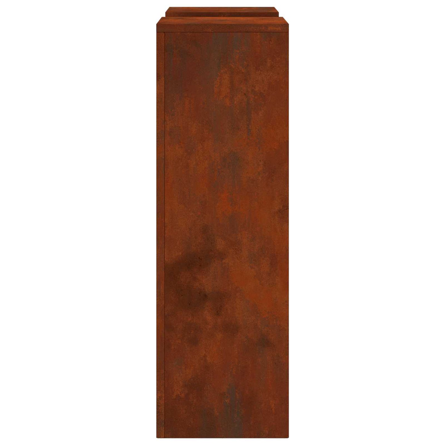 Plant Stand 2 pcs Rusty 24 x 24 x 75 cm Weathering Steel