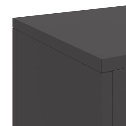 Plant Stand 3 pcs Black Steel
