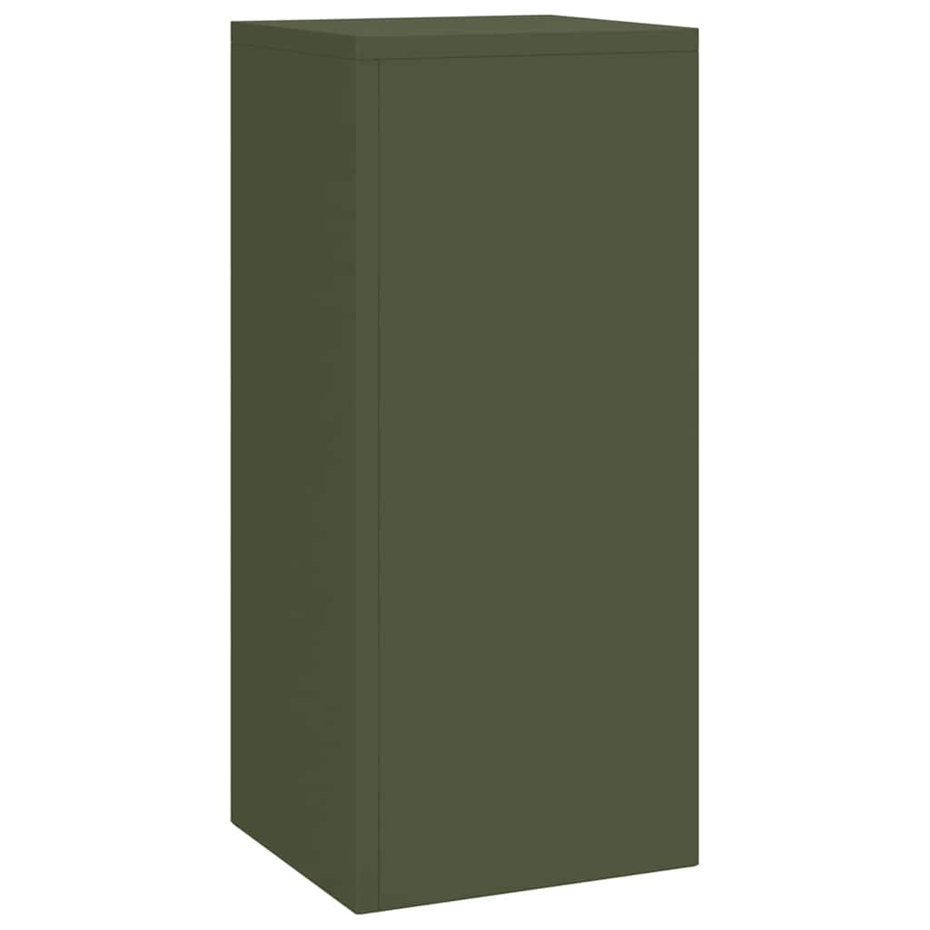 Plant Stand 3 pcs Olive green Steel