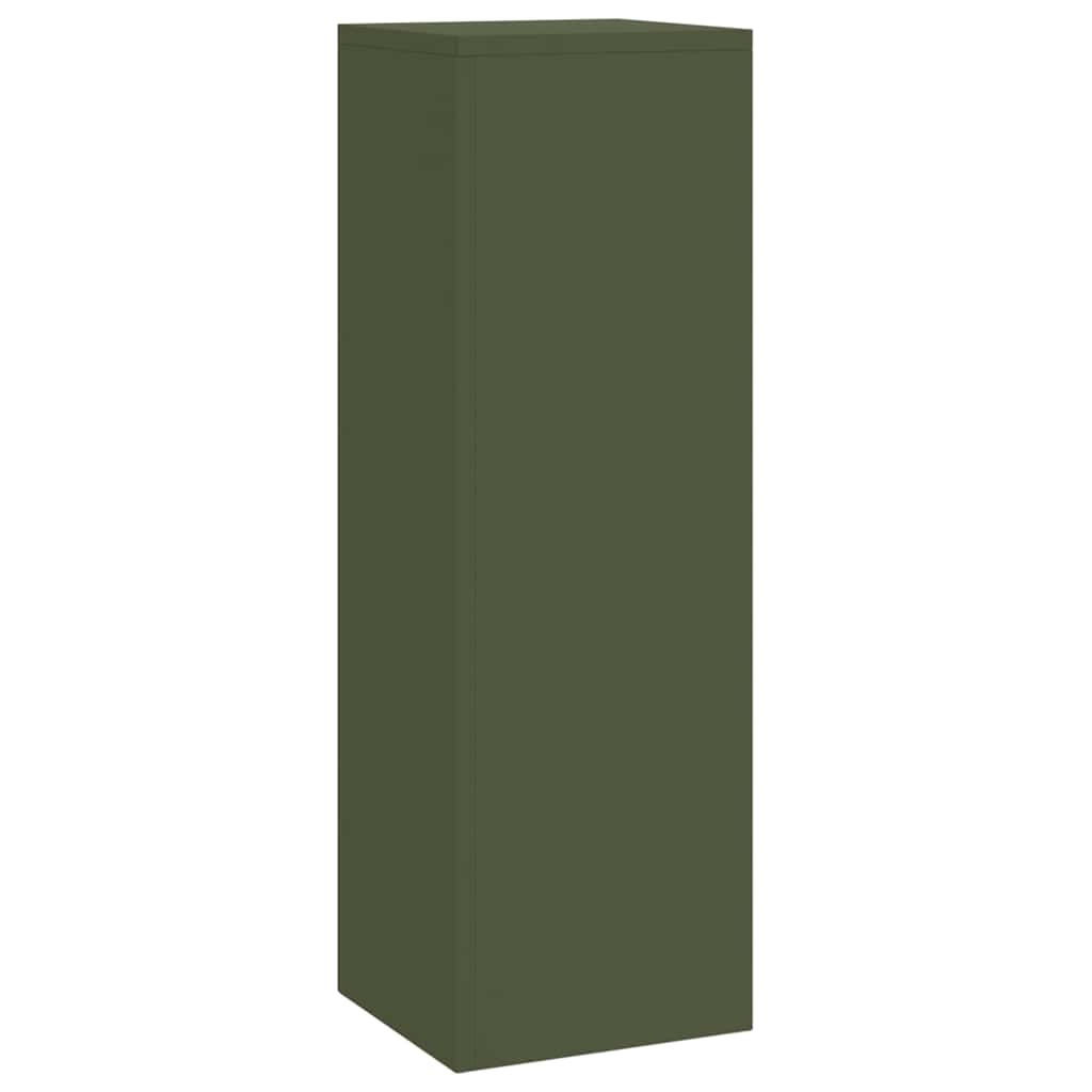 Plant Stand 3 pcs Olive green Steel