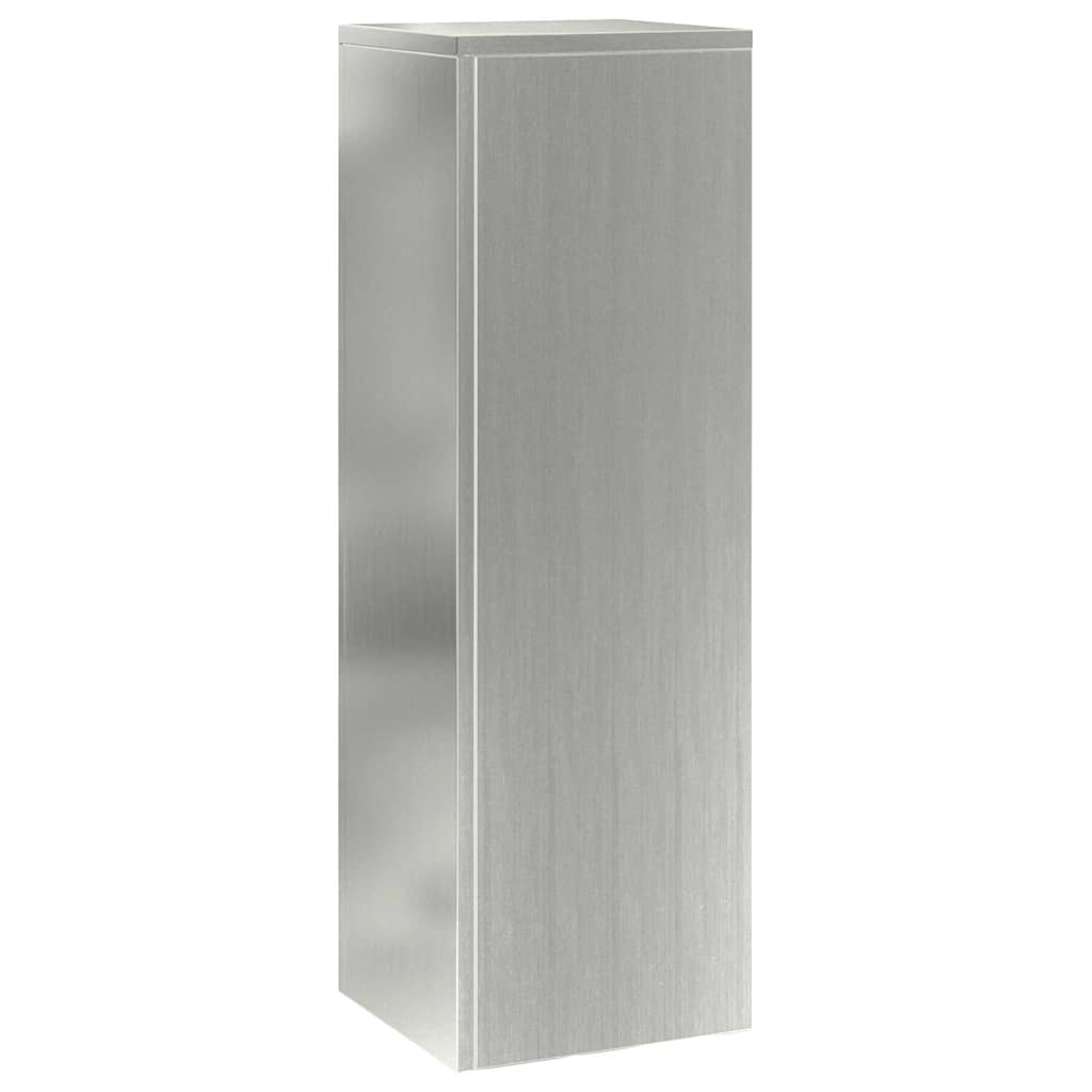 Plant Stand 3 pcs Silver Galvanised steel