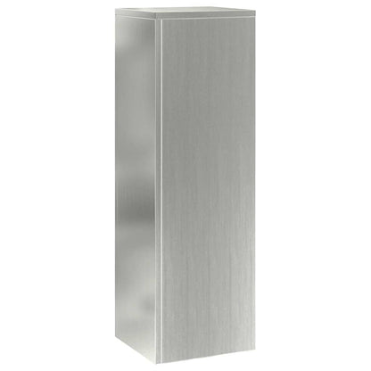 Plant Stand 3 pcs Silver Galvanised steel