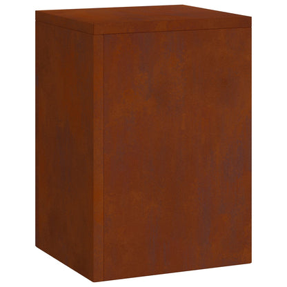 Plant Stand 3 pcs Rusty Weathering Steel