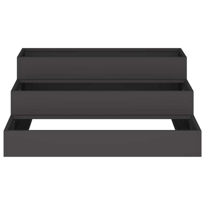 Garden Planter Black 90 x 90 x 35 cm Cold-rolled Steel