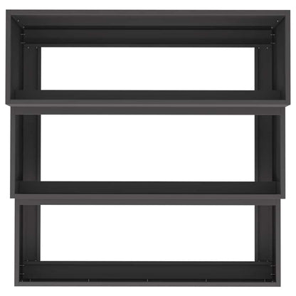 Garden Planter Black 90 x 90 x 35 cm Cold-rolled Steel