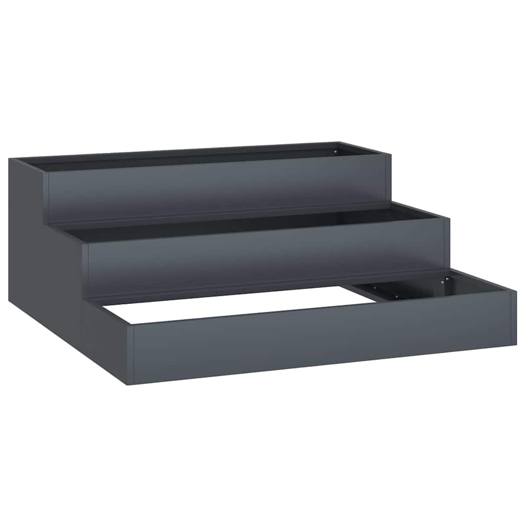 Garden Planter Anthracite 90 x 90 x 35 cm Cold-rolled Steel