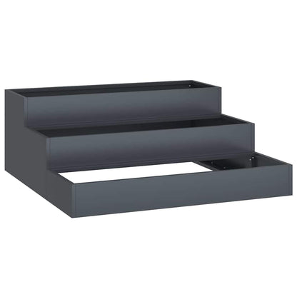 Garden Planter Anthracite 90 x 90 x 35 cm Cold-rolled Steel