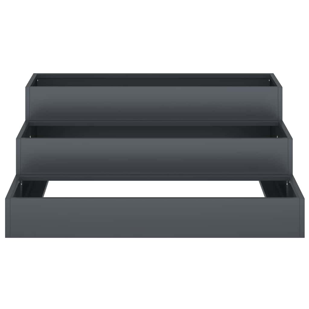 Garden Planter Anthracite 90 x 90 x 35 cm Cold-rolled Steel