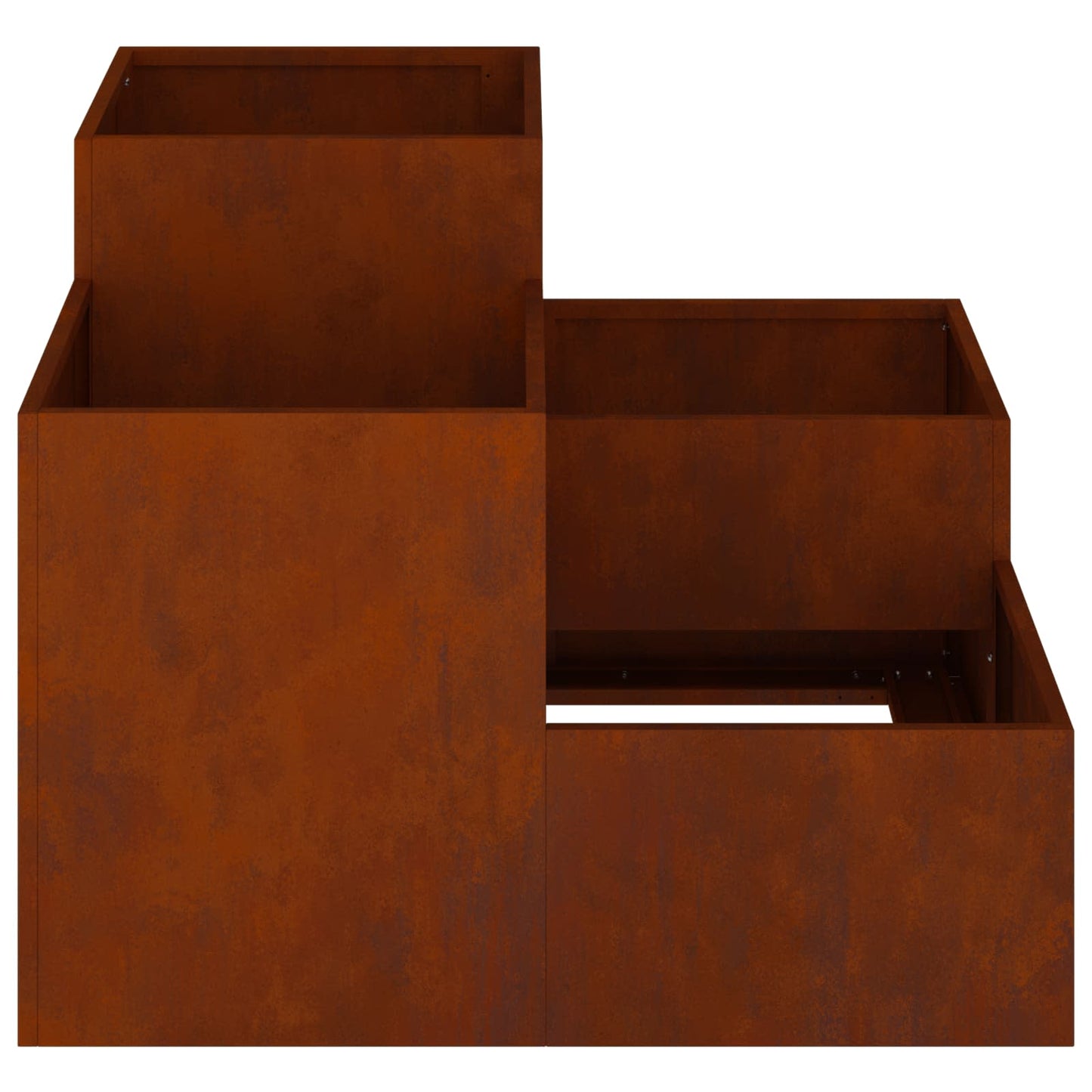 Garden Planter Rusty 80 x 80 x 60 cm Weathering Steel