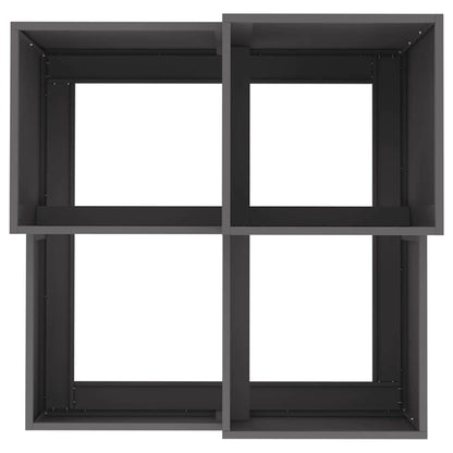 Garden Planter Black 100 x 100 x 60 cm Steel