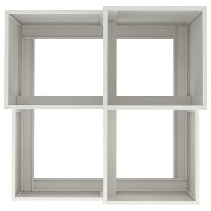Garden Planter White 100 x 100 x 60 cm Steel