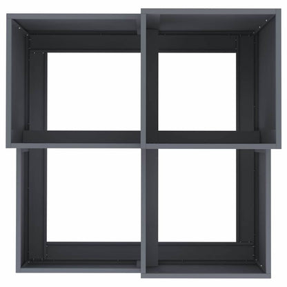 Garden Planter Anthracite 100 x 100 x 60 cm Steel