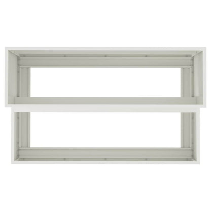 Garden Planter White 100 x 60 x 45 cm Cold-rolled Steel