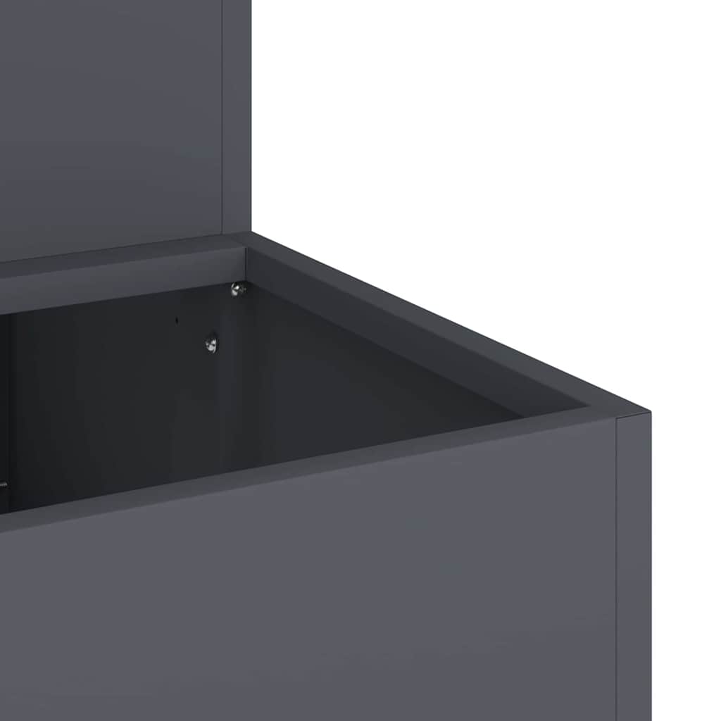 Garden Planter Anthracite 100 x 60 x 45 cm Cold-rolled Steel