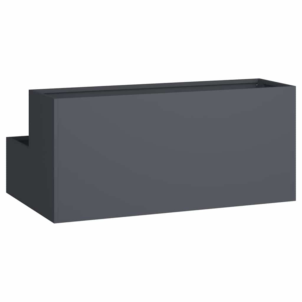 Garden Planter Anthracite 100 x 60 x 45 cm Cold-rolled Steel