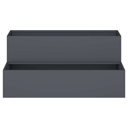 Garden Planter Anthracite 100 x 60 x 45 cm Cold-rolled Steel
