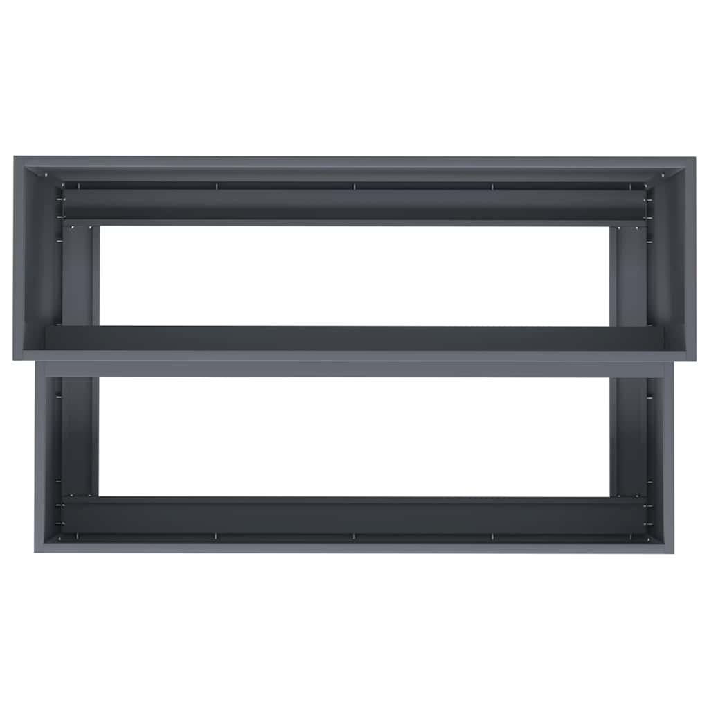 Garden Planter Anthracite 100 x 60 x 45 cm Cold-rolled Steel