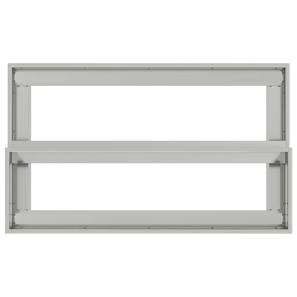 Garden Planter Silver 100 x 60 x 45 cm Galvanised Steel