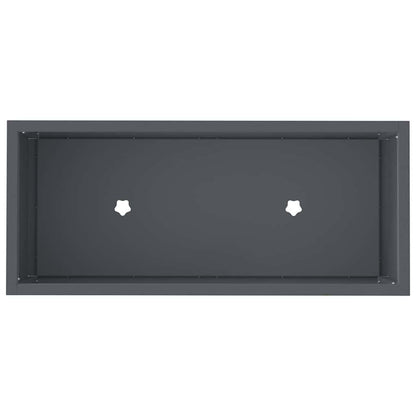 Raised Garden Planter Anthracite 60 x 26 x 45 cm Steel