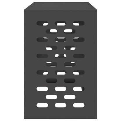 Air Conditioner Cover Black 90 x 40 x 60 cm Steel