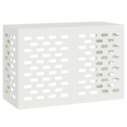 Air Conditioner Cover White 90 x 40 x 60 cm Steel