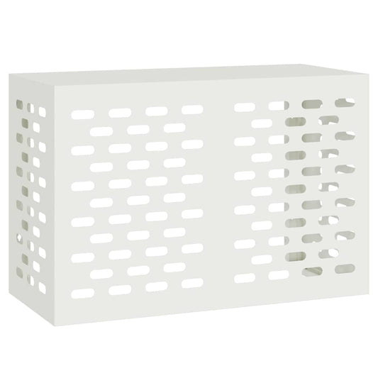 Air Conditioner Cover White 90 x 40 x 60 cm Steel