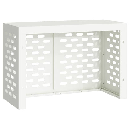 Air Conditioner Cover White 90 x 40 x 60 cm Steel