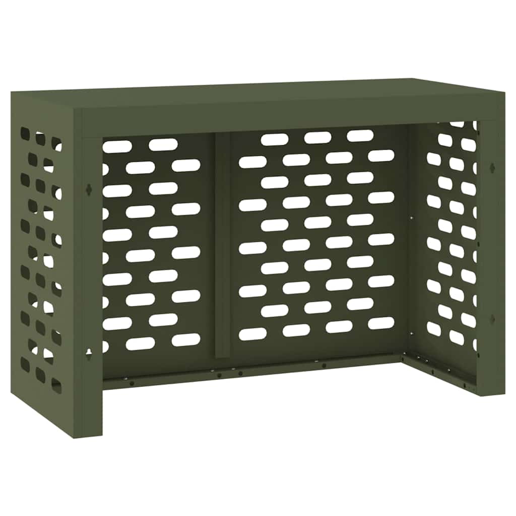 Air Conditioner Cover Olive green 90 x 40 x 60 cm Steel