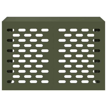 Air Conditioner Cover Olive green 90 x 40 x 60 cm Steel