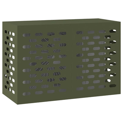 Air Conditioner Cover Olive green 90 x 40 x 60 cm Steel