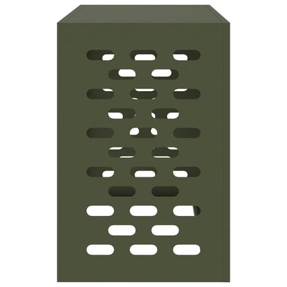 Air Conditioner Cover Olive green 90 x 40 x 60 cm Steel
