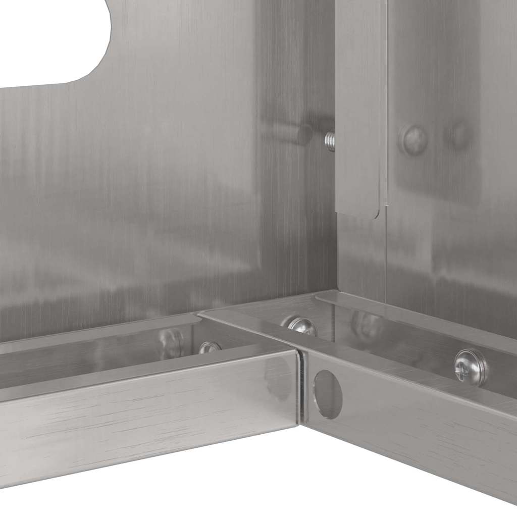 Air Conditioner Cover Silver 90 x 40 x 60 cm Stainless steel