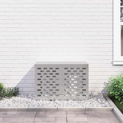 Air Conditioner Cover Silver 90 x 40 x 60 cm Stainless steel