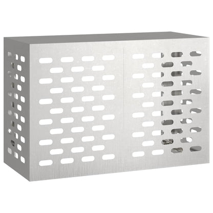 Air Conditioner Cover Silver 90 x 40 x 60 cm Stainless steel