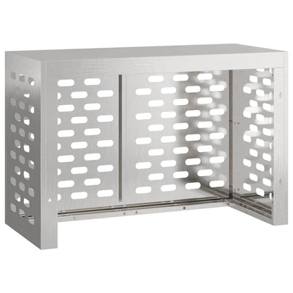 Air Conditioner Cover Silver 90 x 40 x 60 cm Stainless steel