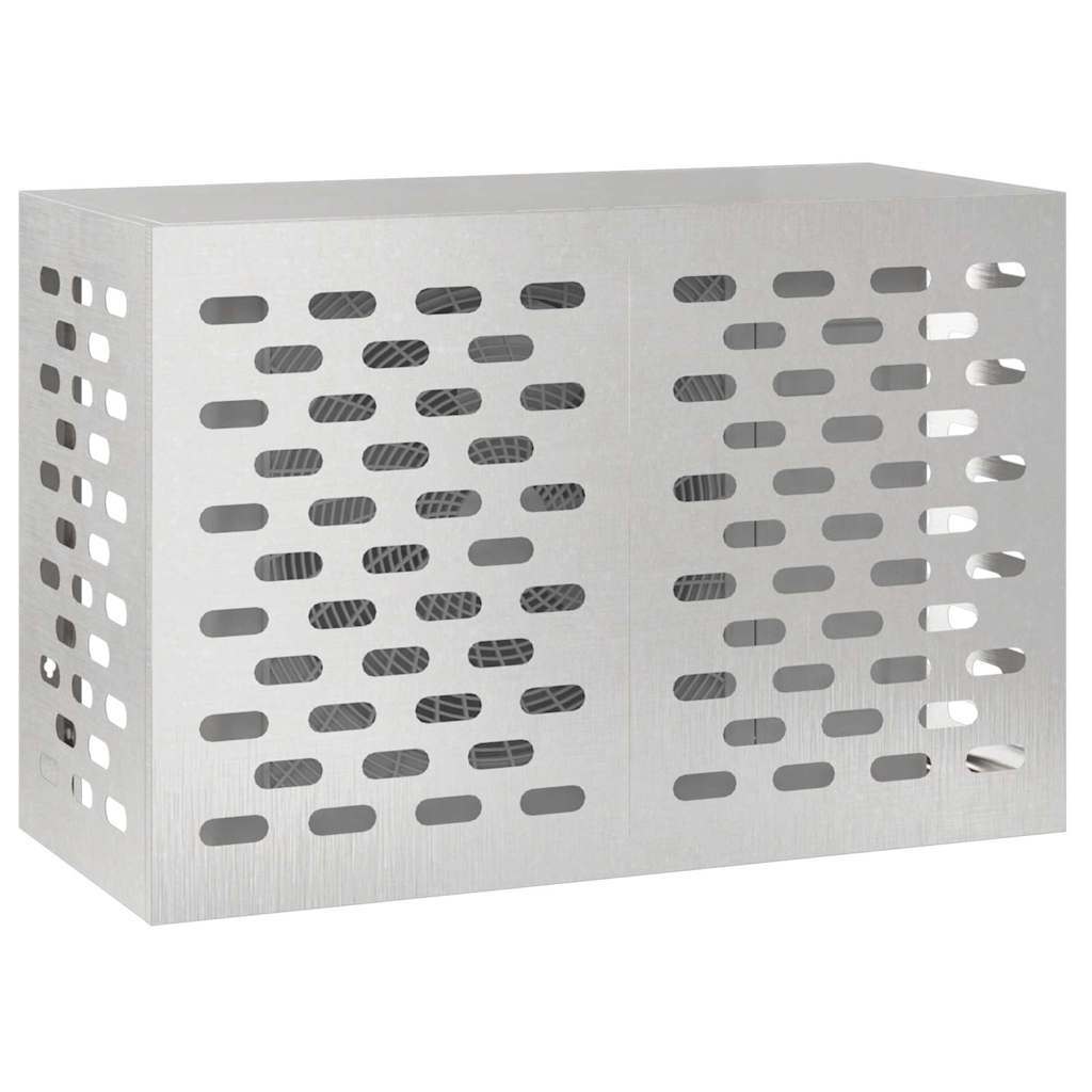 Air Conditioner Cover Silver 90 x 40 x 60 cm Stainless steel