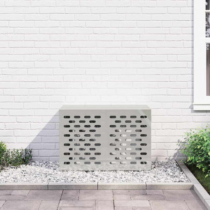 Air Conditioner Cover Silver 90 x 40 x 60 cm Galvanised Steel