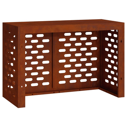 Air Conditioner Cover Rusty 90 x 40 x 60 cm Weathering Steel