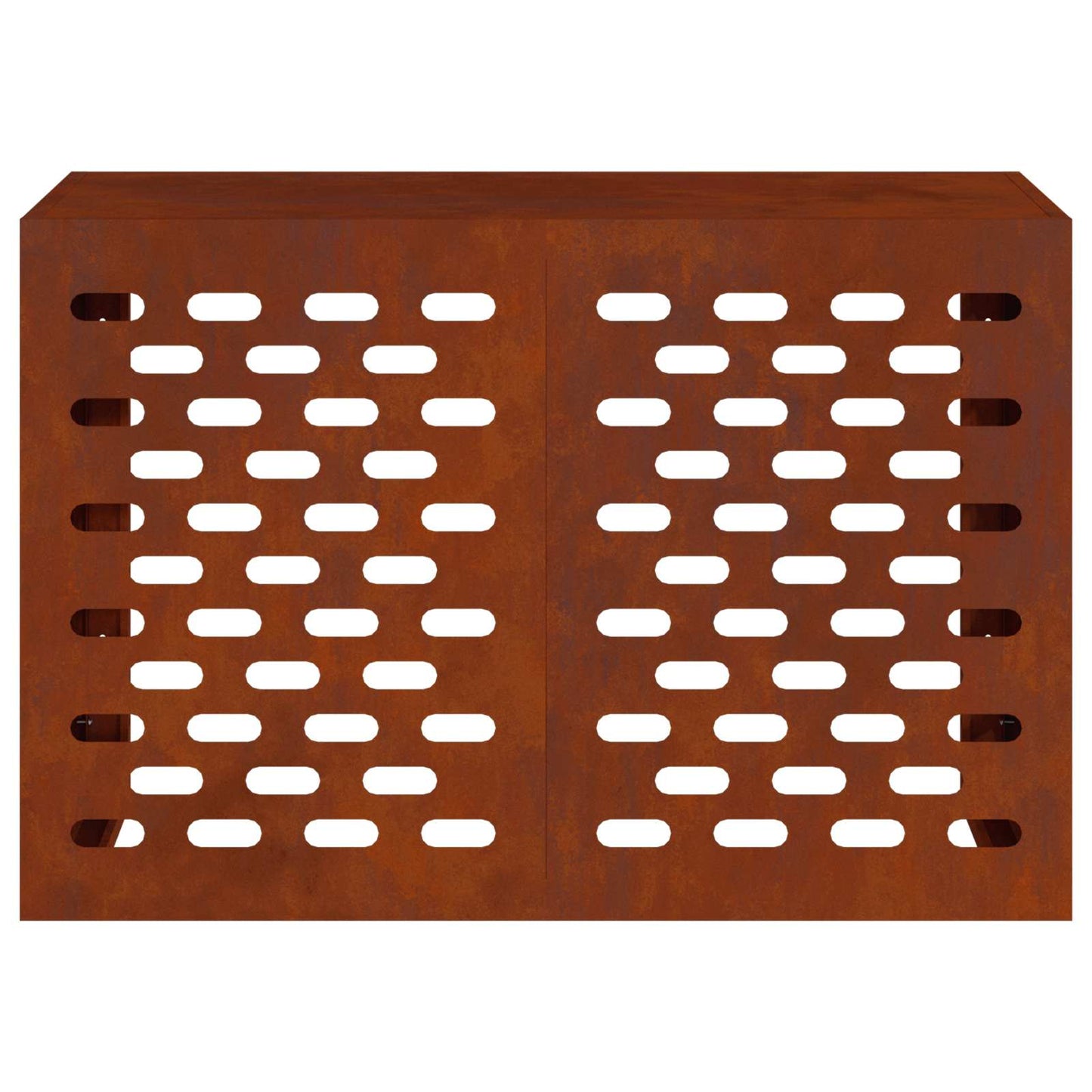 Air Conditioner Cover Rusty 90 x 40 x 60 cm Weathering Steel