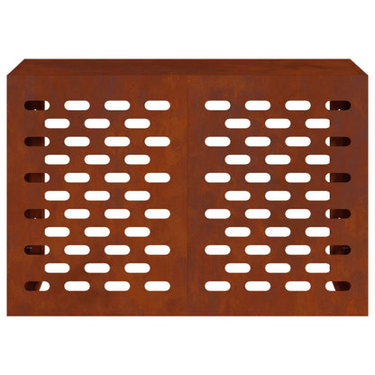 Air Conditioner Cover Rusty 90 x 40 x 60 cm Weathering Steel