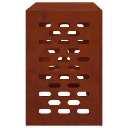 Air Conditioner Cover Rusty 90 x 40 x 60 cm Weathering Steel