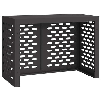 Air Conditioner Cover Black 100 x 50 x 70 cm Steel