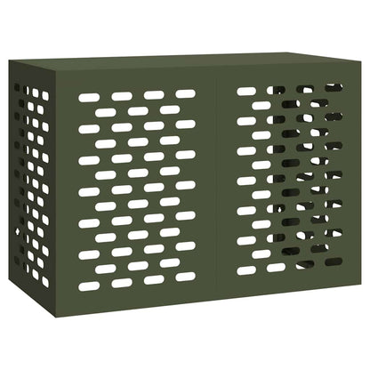 Air Conditioner Cover Olive green 100 x 50 x 70 cm Steel