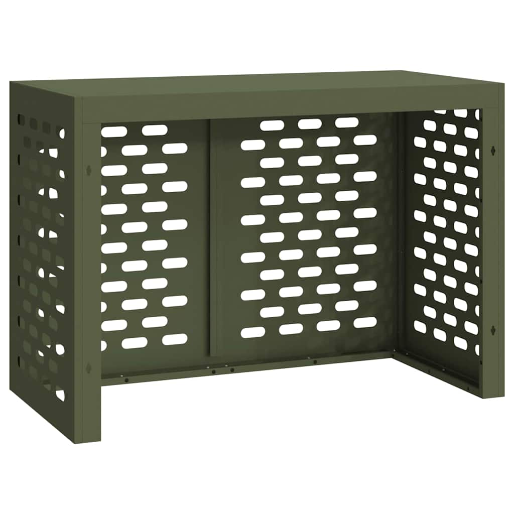 Air Conditioner Cover Olive green 100 x 50 x 70 cm Steel